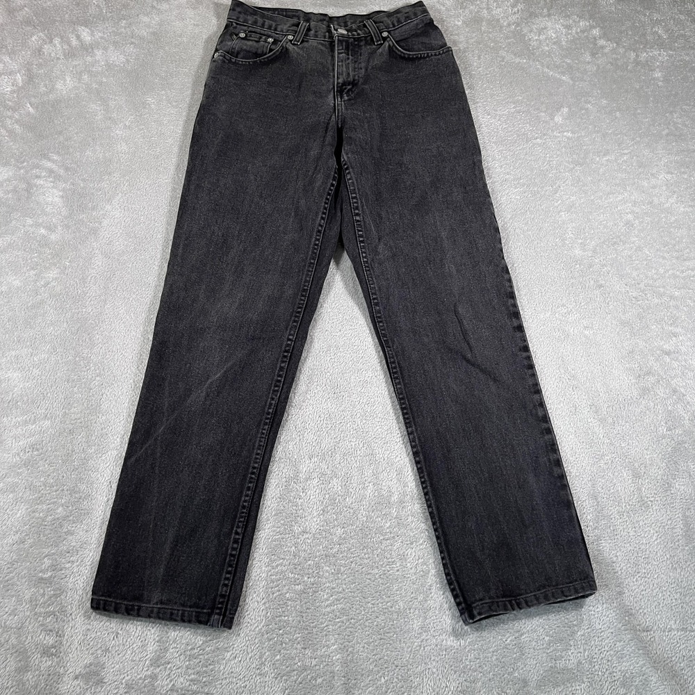 Ralph Lauren Polo Jeans Co Womens 26x29 Black Relaxed Fit Straight Leg Y2K